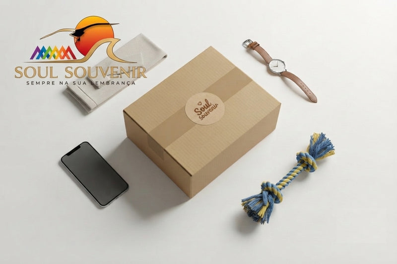 Entrega Soul Souvenir - caixa com produtos