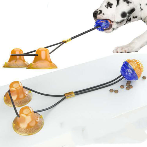 Brinquedo Interativo com Ventosa para Pets