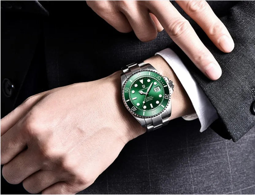 Relógio Masculino Pagani Design PD-1639 — Cronógrafo Safira à Prova d'Água