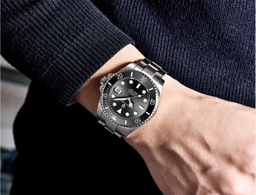 Relógio Masculino Pagani Design PD-1639 — Cronógrafo Safira à Prova d'Água