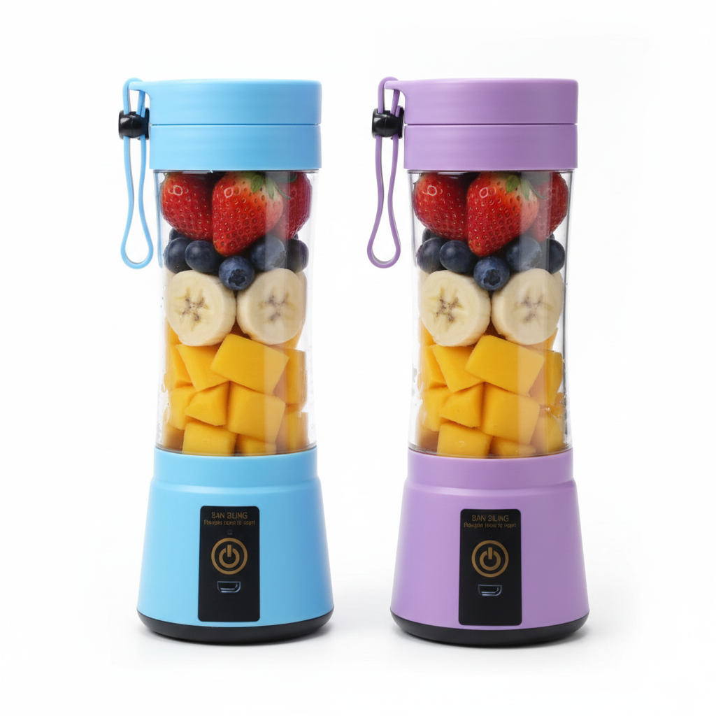Liquidificador Portátil com Carregamento USB — Mini Espremedor Elétrico