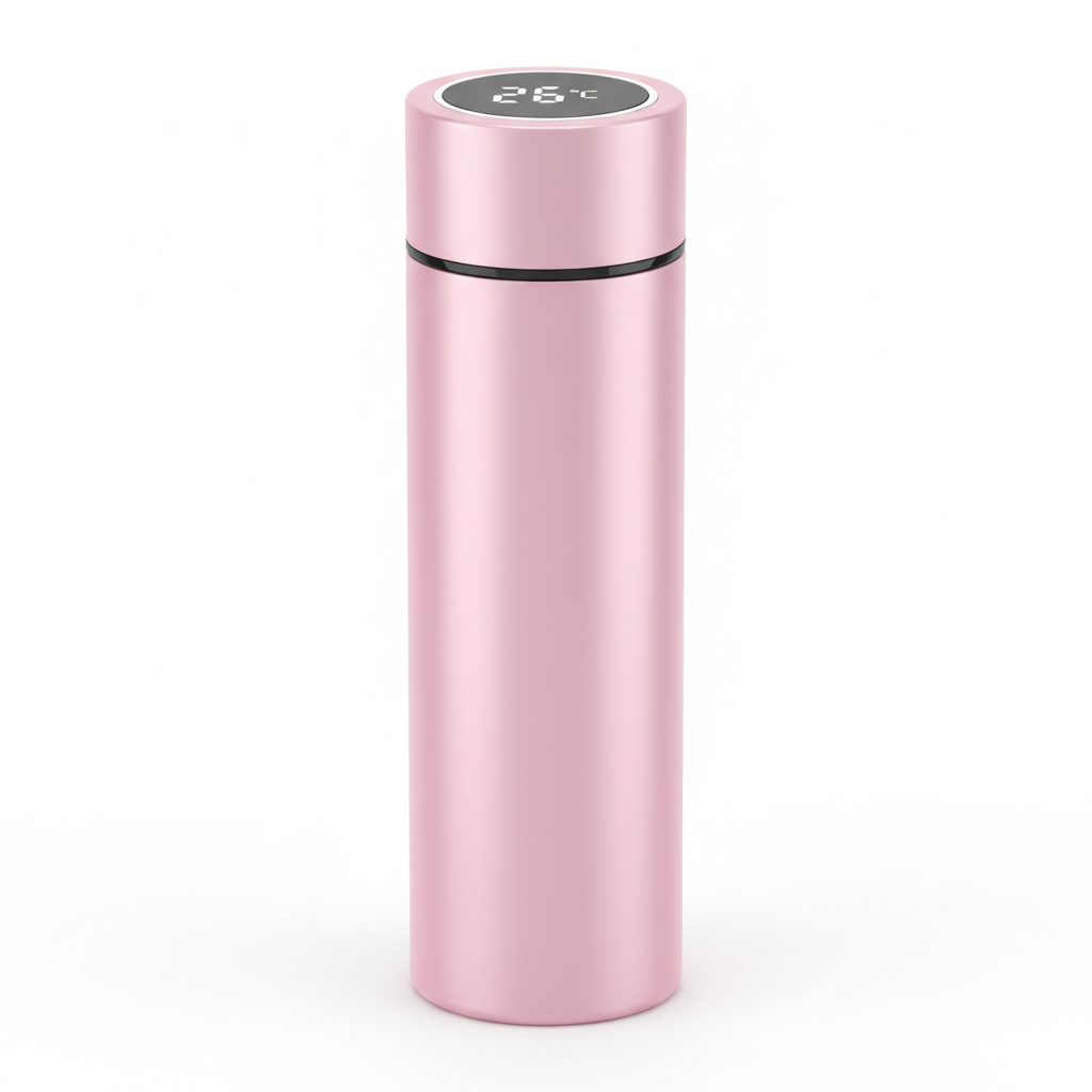 Garrafa Térmica com Display de Temperatura — 500ml Aço Inox