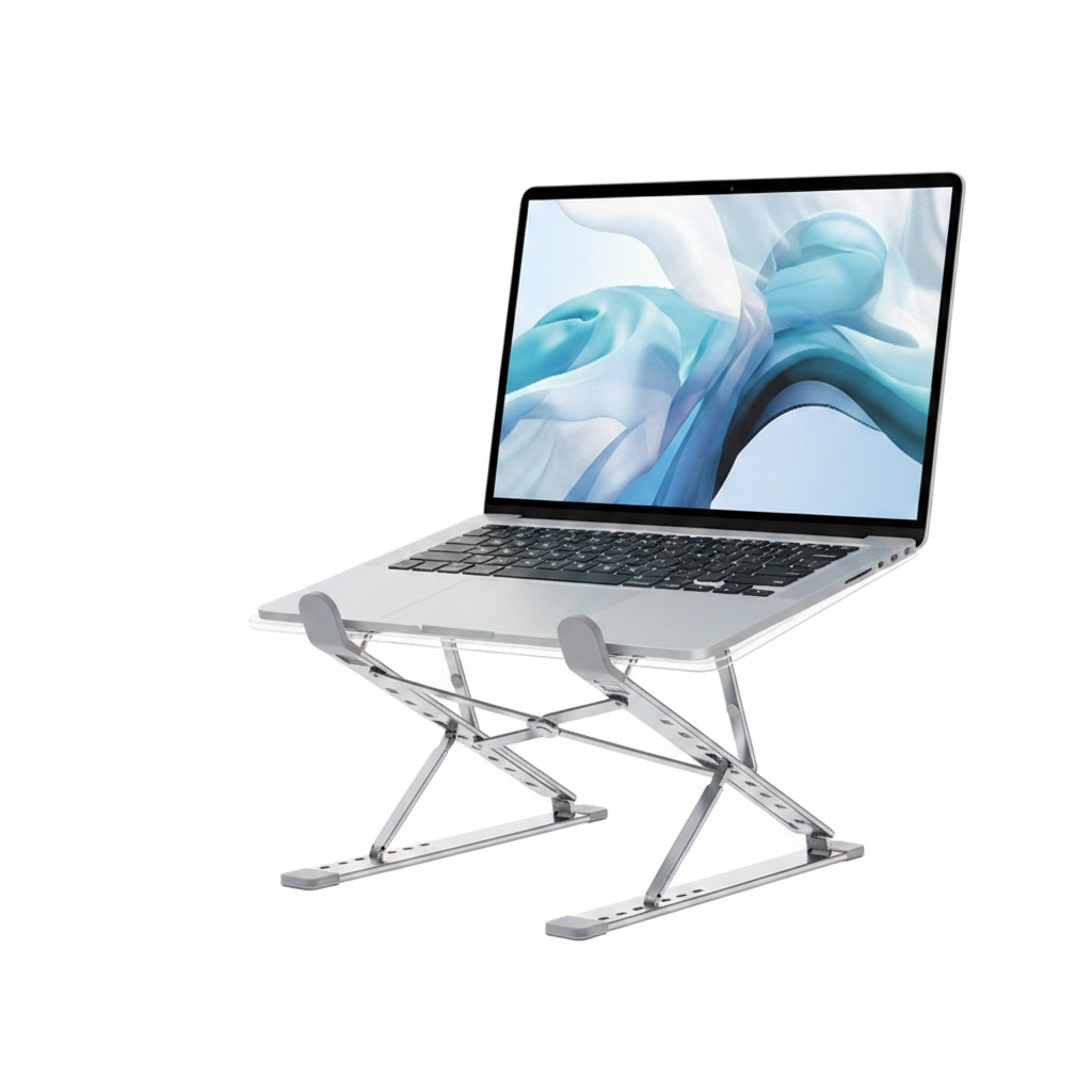Suporte Ajustável para Notebook em Liga de Alumínio