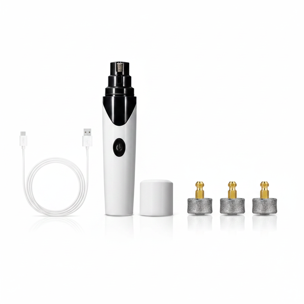 Cortador de Unhas Elétrico para Pets — Lima Automática Recarregável USB